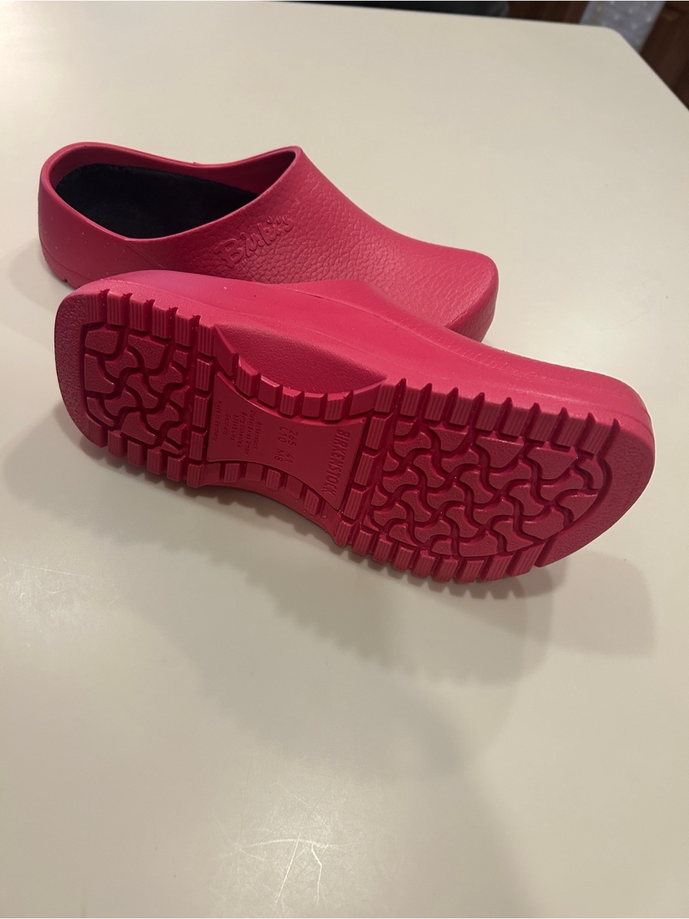 Birkenstock Super Birki clogs in Raspberry Sorbet - Picture 3 of 5